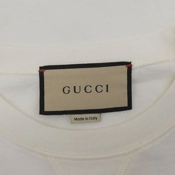 Gucci 24 SS 100% Cotton Webline Logo - Picture 6 of 9